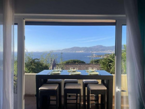Maison de vacances 4 pièces avec vue mer, climatisation et parking à Porticcio - FR-1-61-622